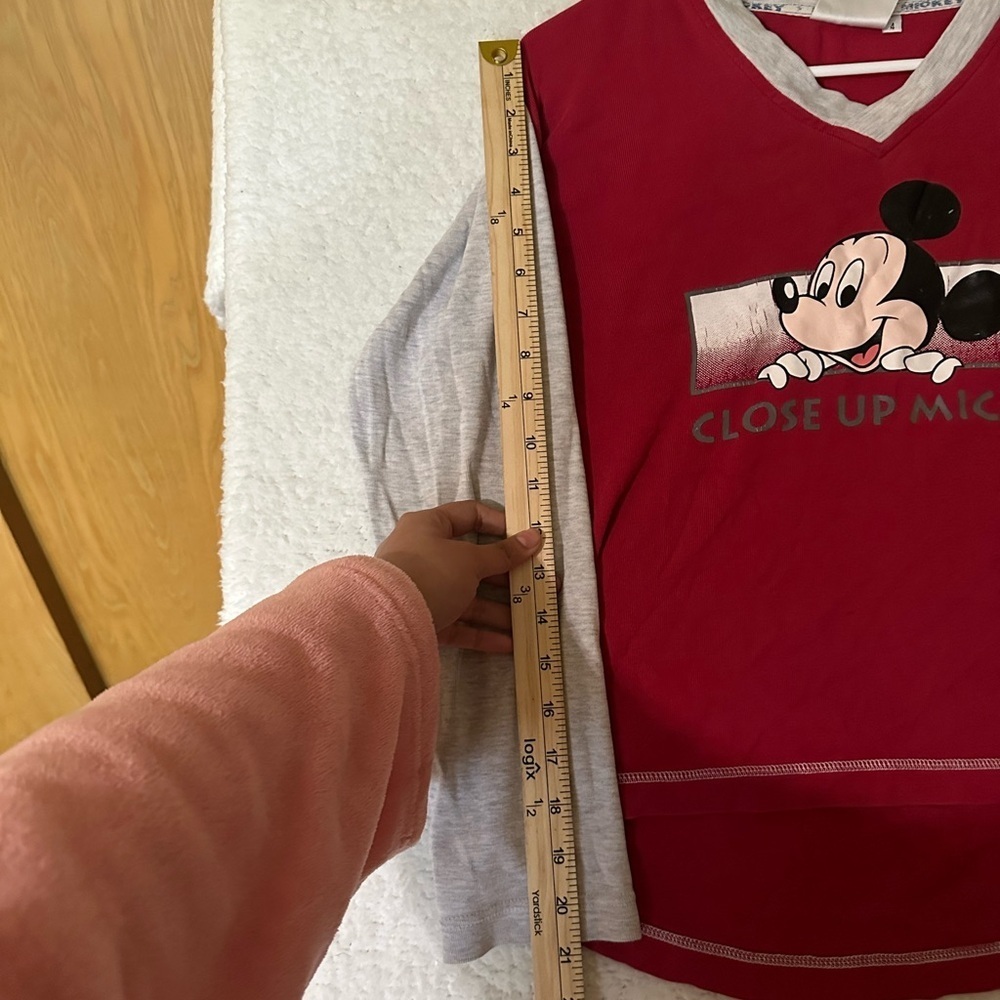 Vintage Mickey Mouse Disney Baseball Tee - Picture 7 of 7
